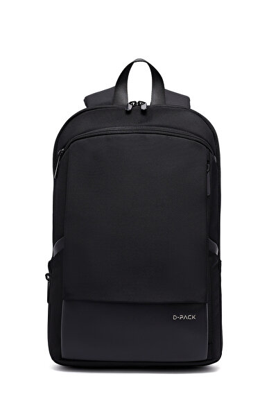 Derimod حقيبة ظهر D-Pack للجنسين باللون الأسود 25SBD30196F