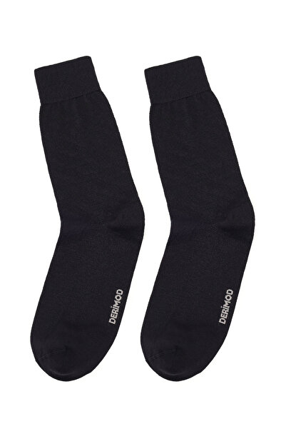 Derimod Ανδρικές μαύρες μακριές κάλτσες 000A2C35076F