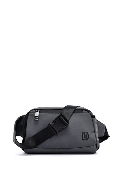 Derimod Men's Gray Fabric Mini Waist Bag 25Sbd30106F