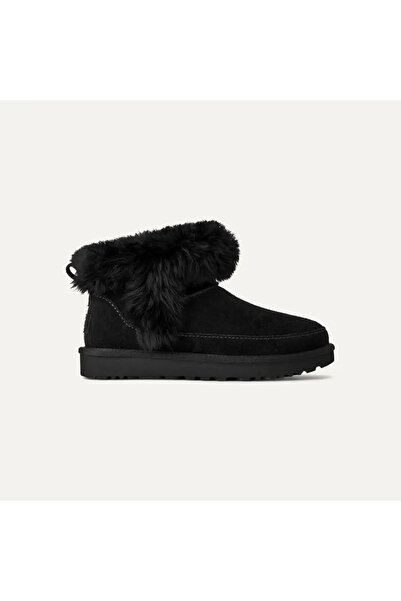 UGG Γυναικείες μπότες W Classic Ultra Mini Chalet μαύρες