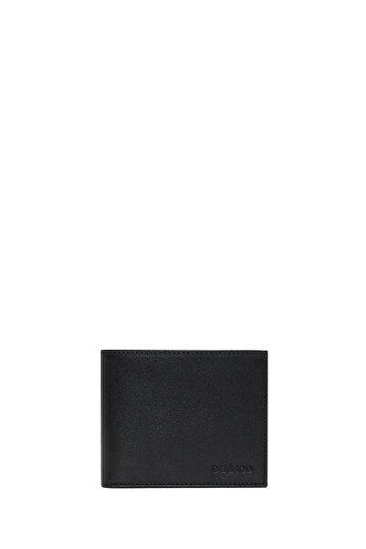 Derimod Men's Black Leather Wallet 000A2D306918