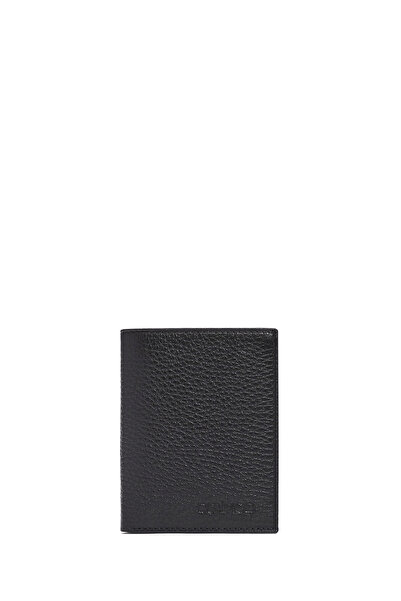 Derimod Men's Black Leather Card Holder 000A2D3102Ft