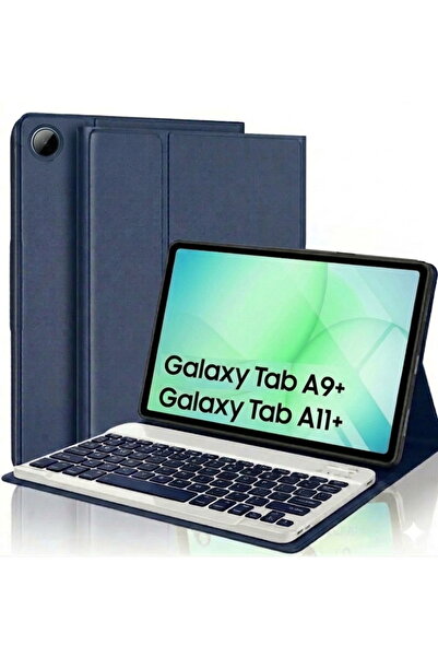 m.tk moveteck Samsung Galaxy Tab A9 Plus 11 inç Klavyeli Kılıf Kalem Bölmeli ...