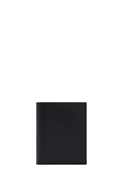 Derimod Men's Black Leather Wallet 000A2D3093Cv