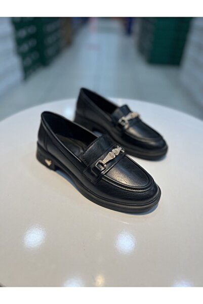 Alphus Γυναικεία Loafer παπούτσια με πέτρινη πόρπη Hco
