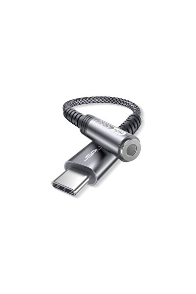 jsaux Usb-C Type-C To 3,5 mm Kulaklık Jack Hifi Adaptörü USB C - Aux Ses Dönü...