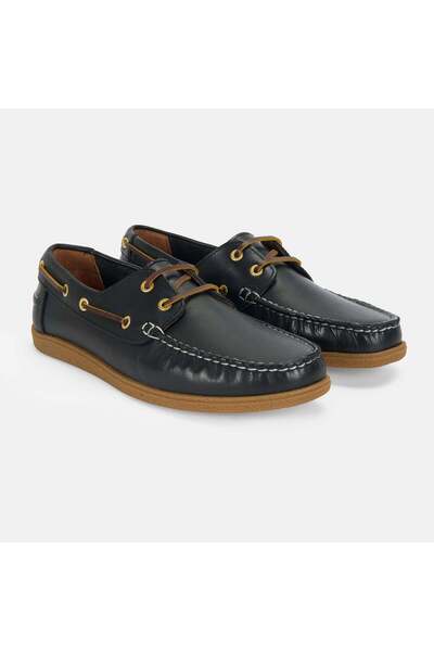 Desa Pantofi casual pentru bărbați din piele Leminna Black