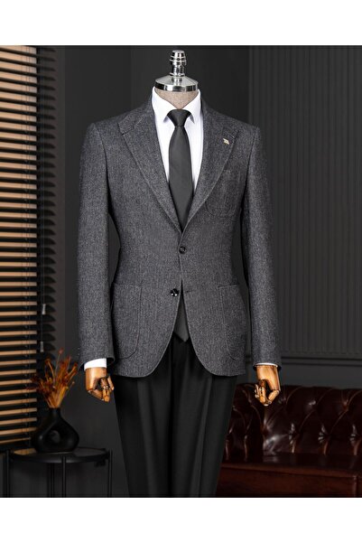 TerziAdemAltun Italian Style S Slim Fit Men's Jacket Vest Pants Combination S...