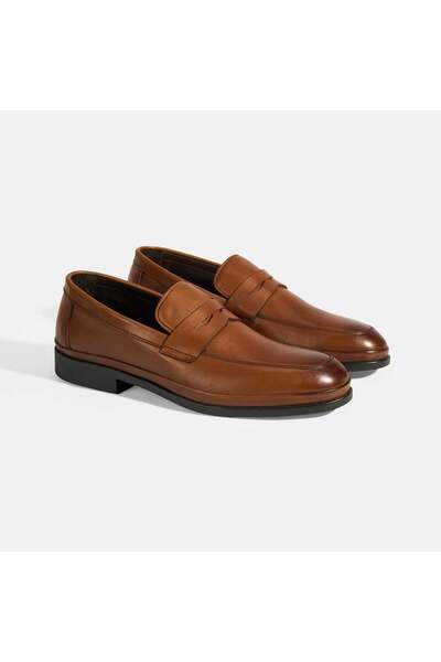 Desa Erkek Taba Comfort Deri Loafer