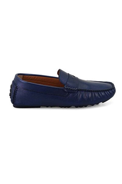 Desa Dareau Lacivert Erkek Deri Loafer