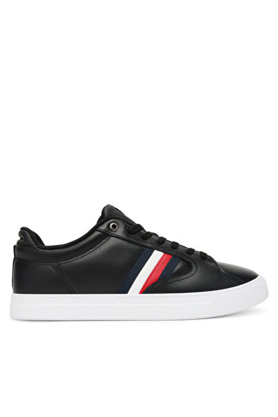 Tommy Hilfiger Ανδρικό sneaker με λογότυπο σημαίας, επίπεδη και άνετη σόλα, 1...