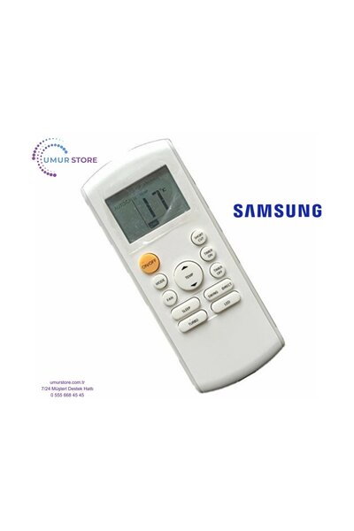 Genel Markalar Samsung AR12TXHQBWK/SK Uyumlu Klima Kumandası