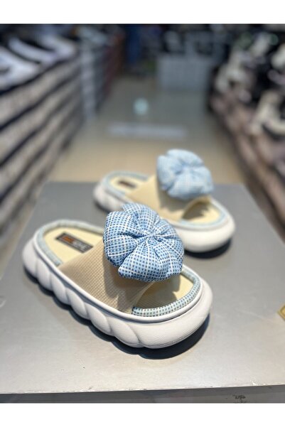 Akınal Bella Πολύχρωμες γυναικείες παντόφλες με φιόγκο