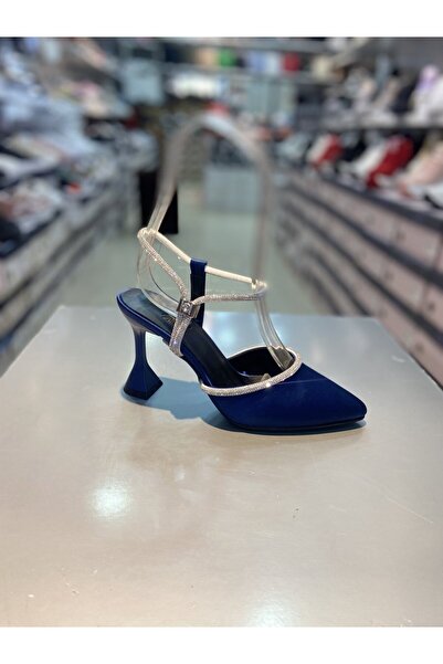 Hacıoğlu Ayakkabı Παπούτσια με τακούνι Şah Saten Stone