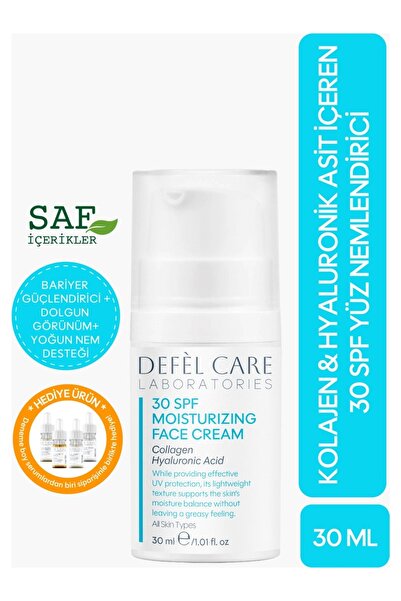 Defel Care 30 SPF Yüz Nemlendirici | Yoğun nem & Bariyer Güçlendirici
