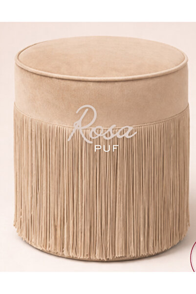 CAB Cosy Rosa Püsküllü Bej Puf