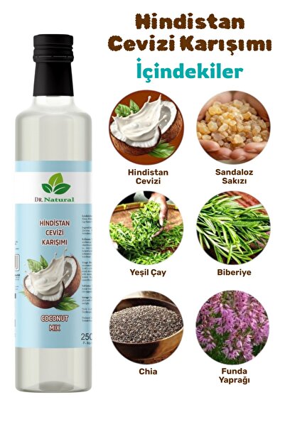 DRNATURAL 2 Adet Hindistan Cevizi Karışımı 250 Ml (Coconut Mix)