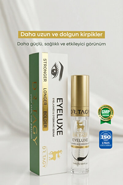 DR TAGY Eyeluxe Kaş Kirpik Serumu Besleyici Uzatıcı 5 ml Güçlendirici Kaş Ve ...