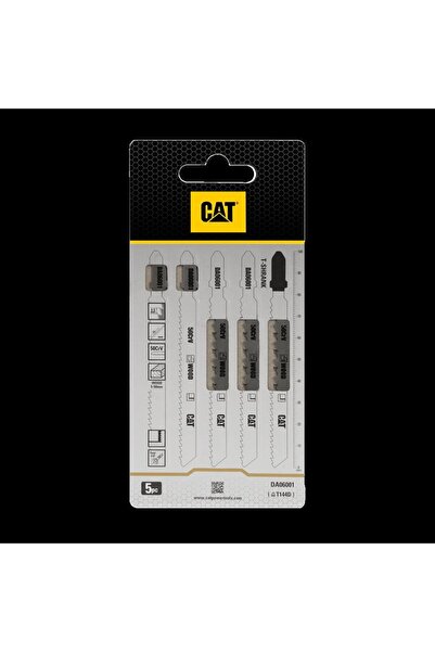 Cat DA06001 5 Parça Profesyonel Ahşap Hızlı/Kaba Kesim Dekupaj Testere Bıçağı...