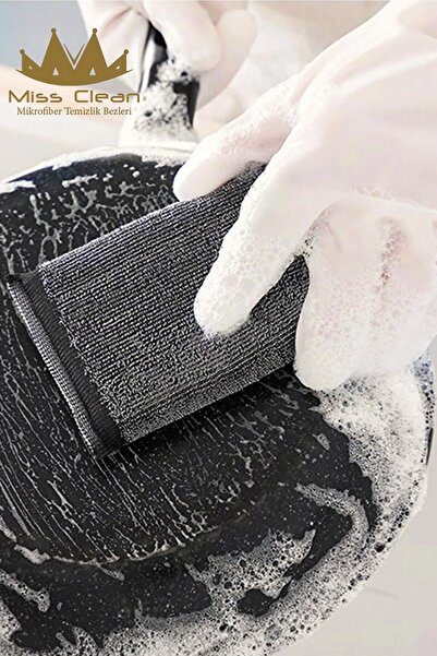 MissClean (2 Τεμάχια) Σφουγγάρι πιάτων από ανοξείδωτο σύρμα Magic Inox