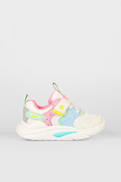 Vicco Λευκά αθλητικά παπούτσια Birdy Basic για κορίτσια προσχολικής ηλικίας