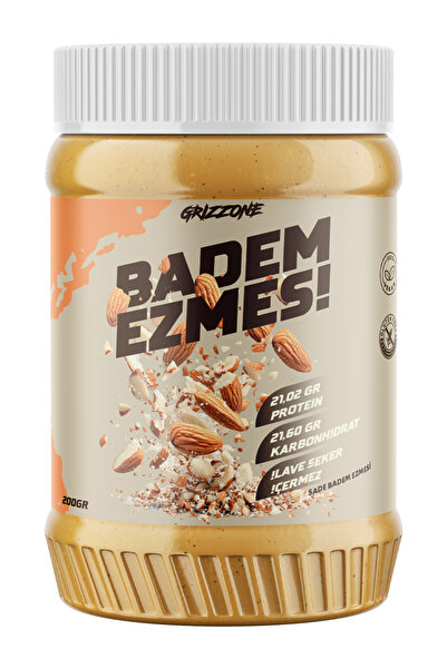GRIZZONE Badem Ezmesi 200 Gr ( Sade )