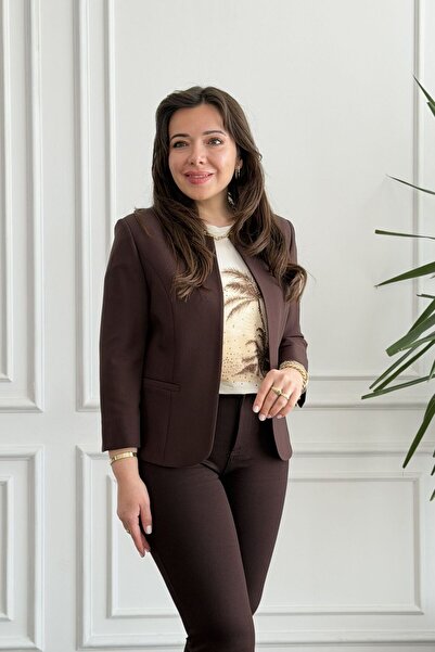 Yağmur Butik Μπλέιζερ με διακοσμητικό γιακά και λεπτομέρεια τσέπης