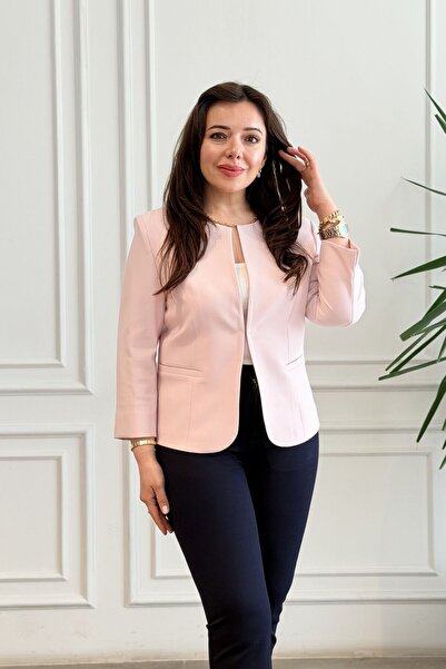 Yağmur Butik Μπλέιζερ με διακοσμητικό γιακά και λεπτομέρεια τσέπης