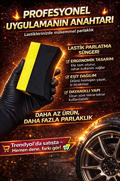 LASTİK PARLATMA SÜNGERİ -