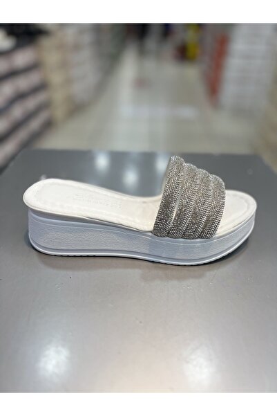 Hacıoğlu Ayakkabı Παντόφλες καθημερινής χρήσης με πέτρα με σόλα Rosmarin