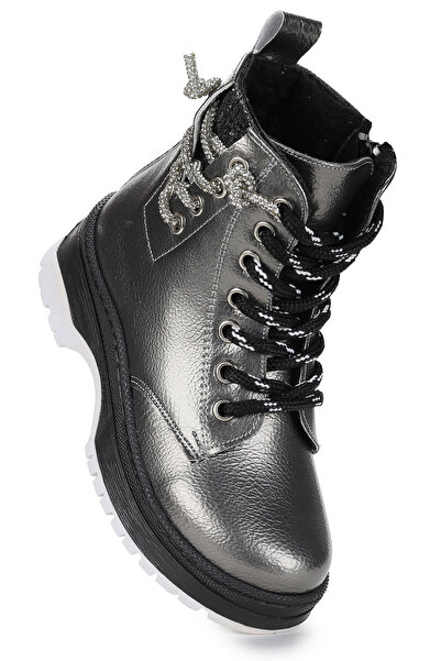 Kiko Kids Μπότες για κορίτσια Capsule Wrinkled Stone Thermo Sole