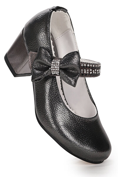 Kiko Kids Cameli Vakko Daily Pantofi de seara pentru fete cu toc de 4 cm