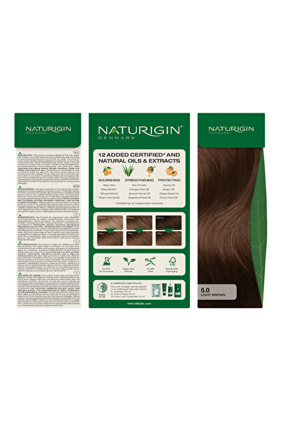 Naturigin Saç Boyası 5.0 Açık Kahverengi