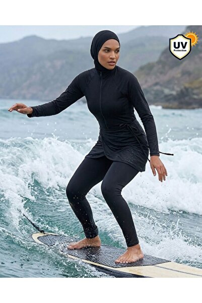 TESMAY Λιτά μαγιό - Μαύρο - Απλό