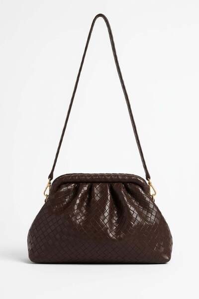 Mckanzie Τσάντα μοντέλου Burçlu από δερμάτινο πλέγμα