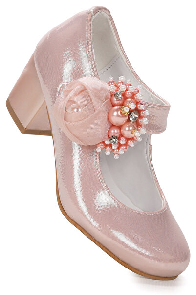 Kiko Kids Angelina Vakko Daily Girl's 4 cm Heeled Evening Dress Shoes
