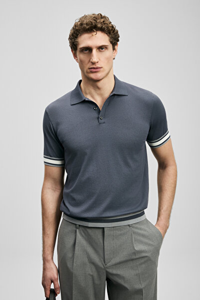 Lufian Ανδρικό πουλόβερ Luıs Μοντάλ σε γκρι απόχρωση