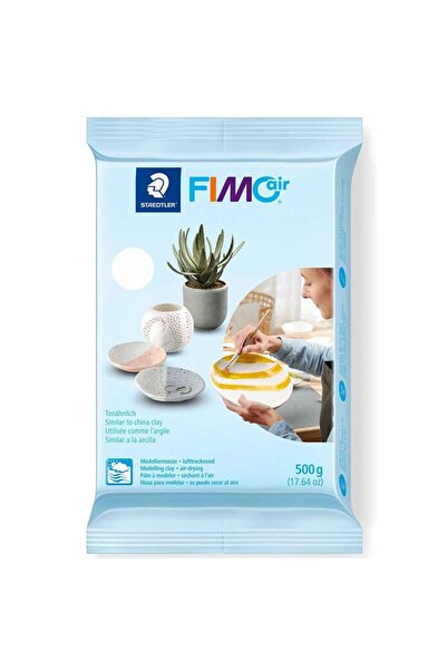 Bafimo Pastă de modelat FIMOair cu uscare la aer 500g Albă