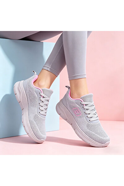 Tmall Pantofi sport De dama,Din material Textil,D1398.Gri