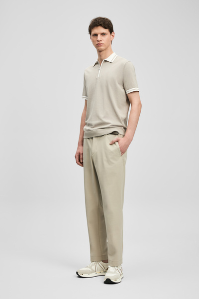 Lufian 111090138 Dean Μοντάλ Ανδρικό πουλόβερ με συνδυασμό υφασμάτων Μπλούζα ...