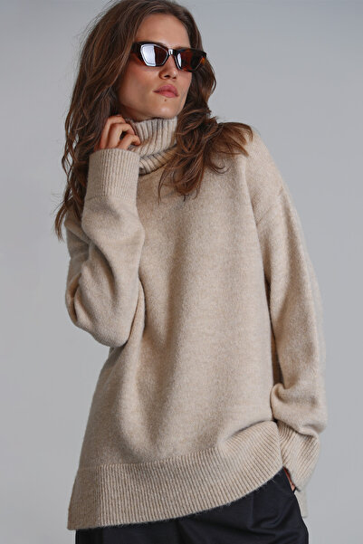 Lufian Γυναικείο πουλόβερ Melbourne Beige