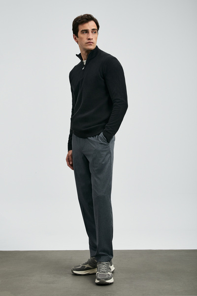 Lufian Ανδρικό πουλόβερ Robın Μαύρο