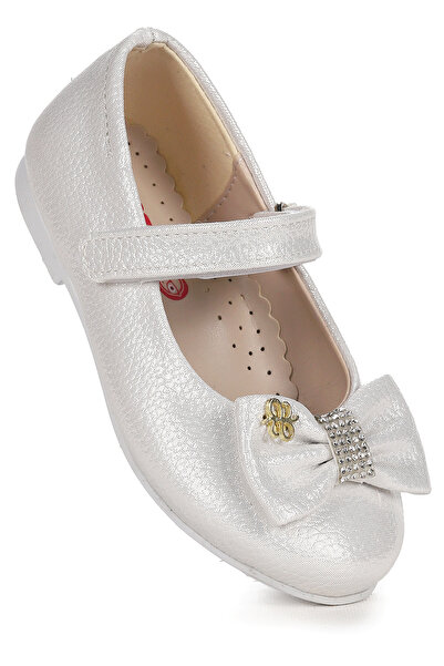 Kiko Kids Velcro Bow Girls Ballerina Shoes Ege 201 Vakko