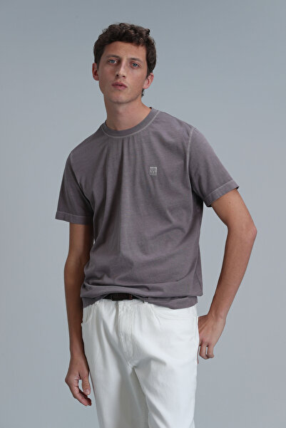 Lufian Ανδρικό T-Shirt Sarder Basic Mink