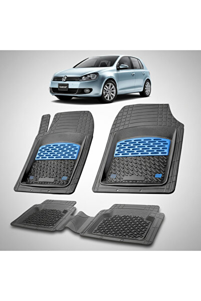 TEAMCAR ® Car Floor Mats Tray Type Volkswagen Golf VI (2008–2012) - Hatchback...