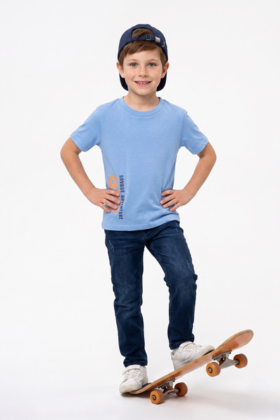 Fulla Moda Μπλουζάκι για αγόρια με στάμπα Savage Adventure