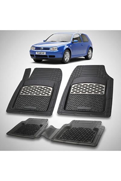 TEAMCAR ® Volkswagen Golf 4 Car Floor Mats, Silver