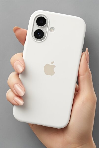 ProNorth Iphone 16 Uyumlu Kılıf Logolu Lansman Soft Yumuşak Içi Kadife Siliko...