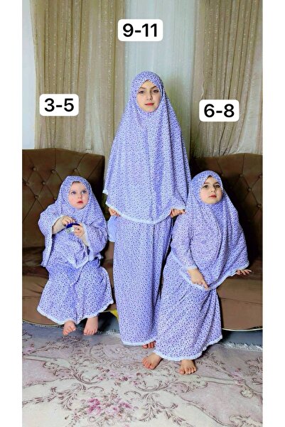 ALDAIYR 3 ΤΕΜ Παιδικό Φόρεμα Προσευχής Βαμβάκι υφάσματα