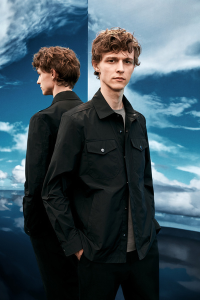 Lufian Palton Alex pentru bărbați negru